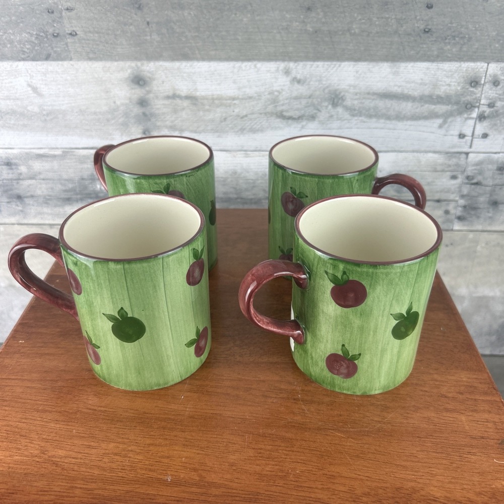 Franciscan APPLE PIE by Wedgwood Mug Coffee Cocoa 14 oz. Set Of 4